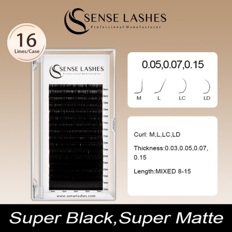 Eyelash Extension Human Hair - رموش تحسس L / M /