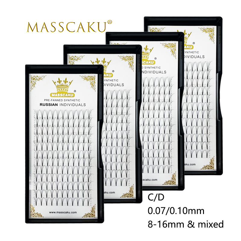 Eyelash Extension Russian - رموش صناعية فاخرة بالجملة، 12 خط،