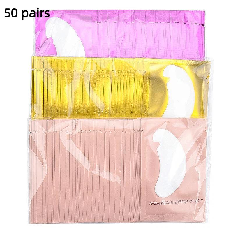 Eyelash Extension Eye Irritation - 50 زوجًا من اللصقات المساعدة لتركيب