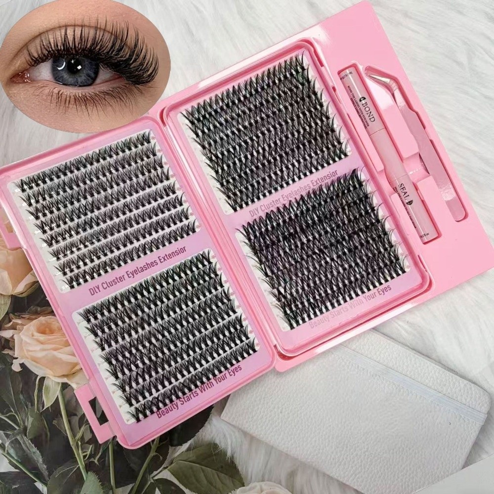 Eyelash Extension Look - رموش صناعية جديدة سميكة وطويلة بمظهر