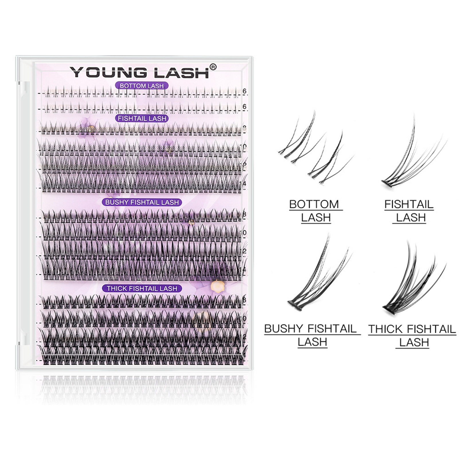20D حجم المنك الرموش الصناعية  - مراجعة Eyelash Extension London وسعره