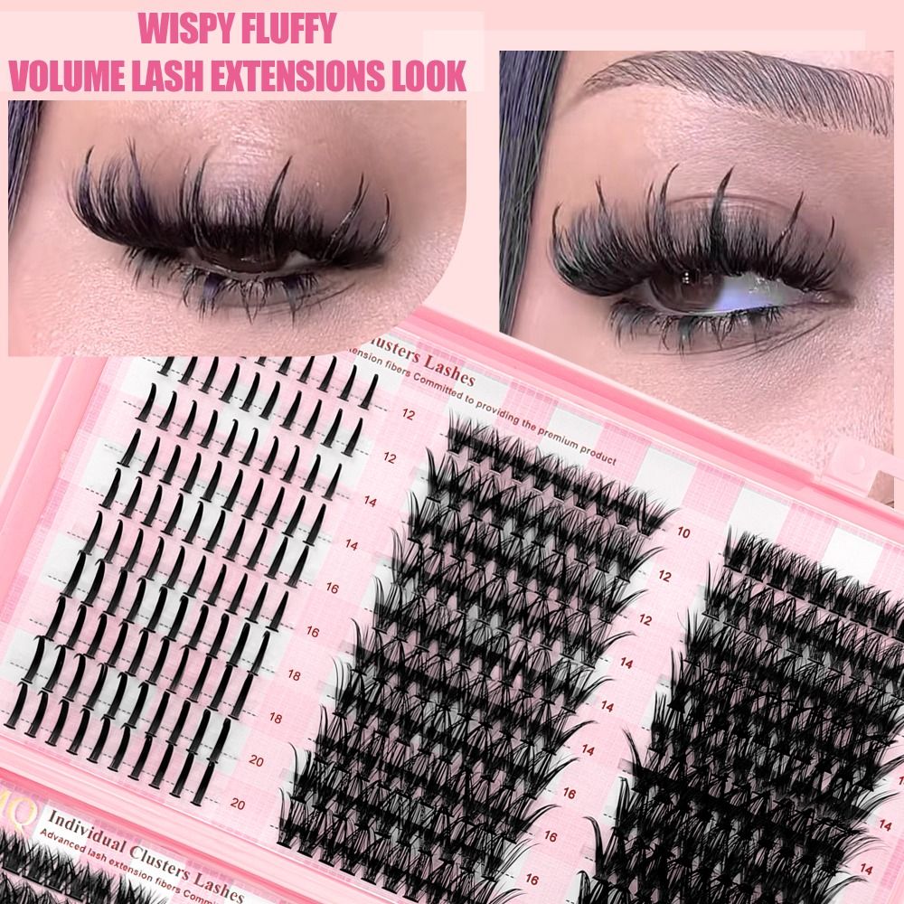 رموش صناعية بطول 9-16 مم، مظهر - مراجعة Eyelash Extension Look وسعره