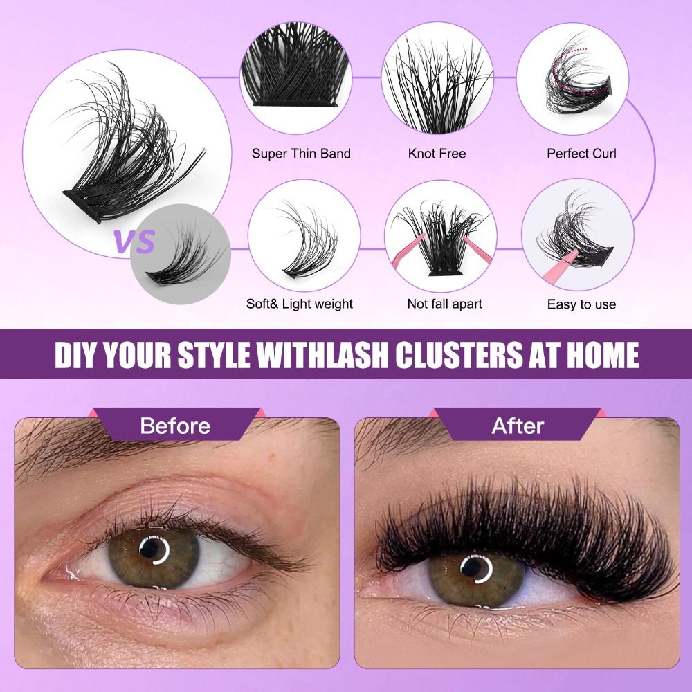 رموش صناعية بمظهر طبيعي، تصميم - مراجعة Eyelash Extension Look وسعره