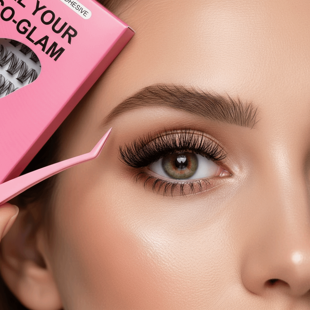 طقم تمديد الرموش بمظهر طبيعي ل - مراجعة Eyelash Extension Look وسعره