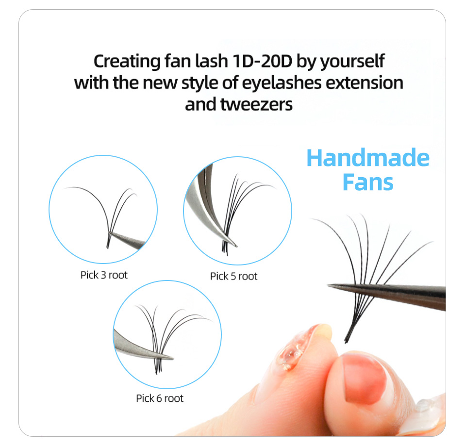 رموش AGUUD J B C CC D الروسية  - مراجعة Eyelash Extension For Asian Eyes وسعره