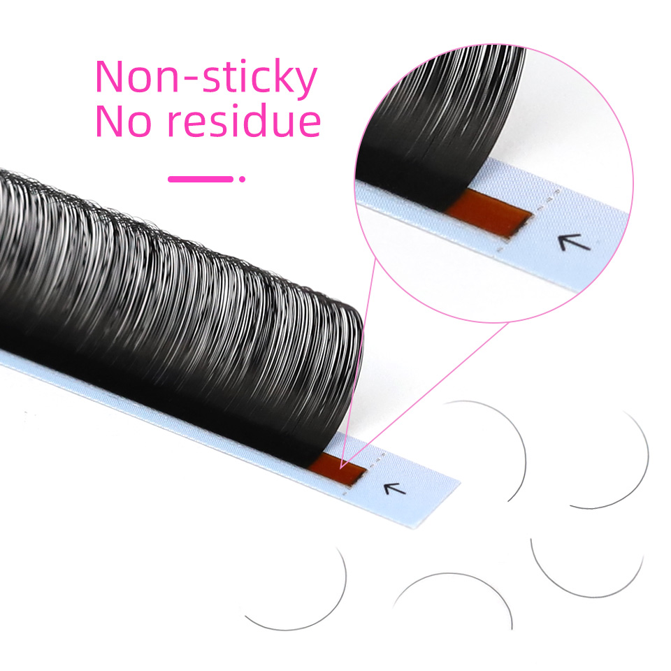 RUJADE 5 حالات/مجموعة ملحقات ر - مراجعة Eyelash Extension Human Hair وسعره